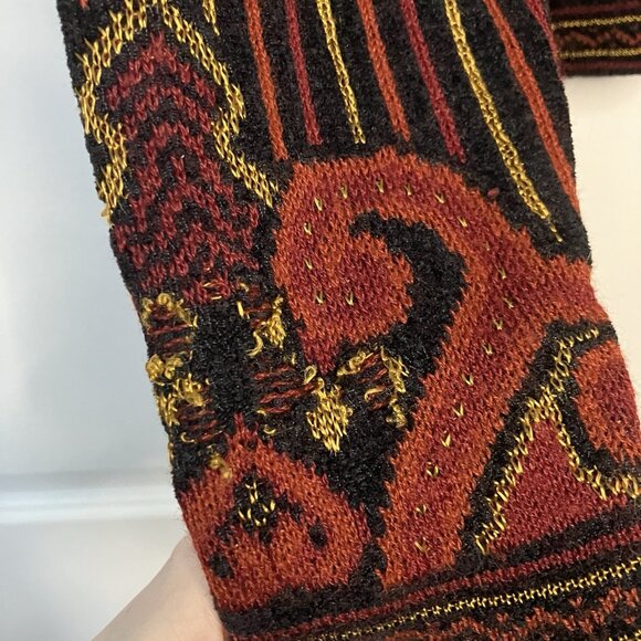 Vintage Storie di Maglieria De Pietri Dorrit Cardigan Womens Knit Boho Romantic - Picture 2 of 13